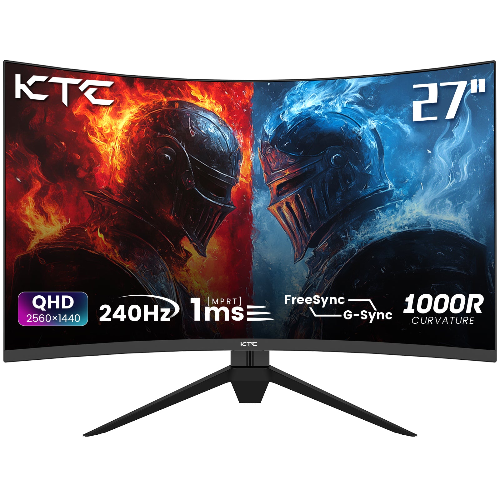 Monitor de Jogo Curvo KTC H27S25E