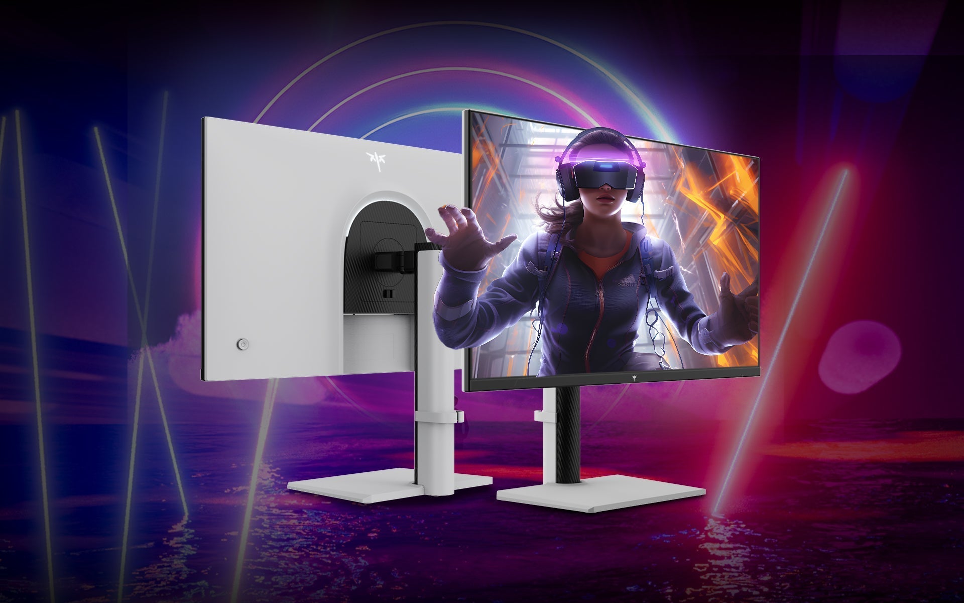 Performance Meets Aesthetics: KTC H27E6 White Gaming Monitor