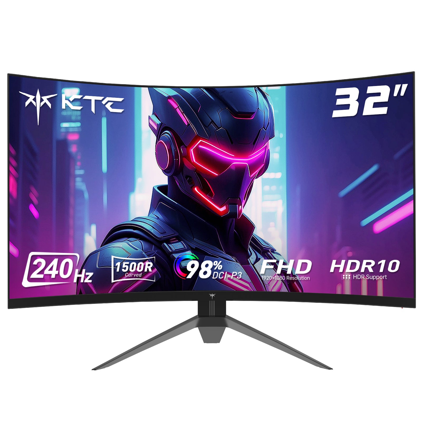 KTC H32S17F Monitor Curvo para Juegos