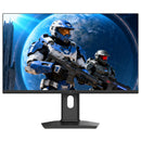 23.8-inch gaming monitor with black stand, game character artwork on screen