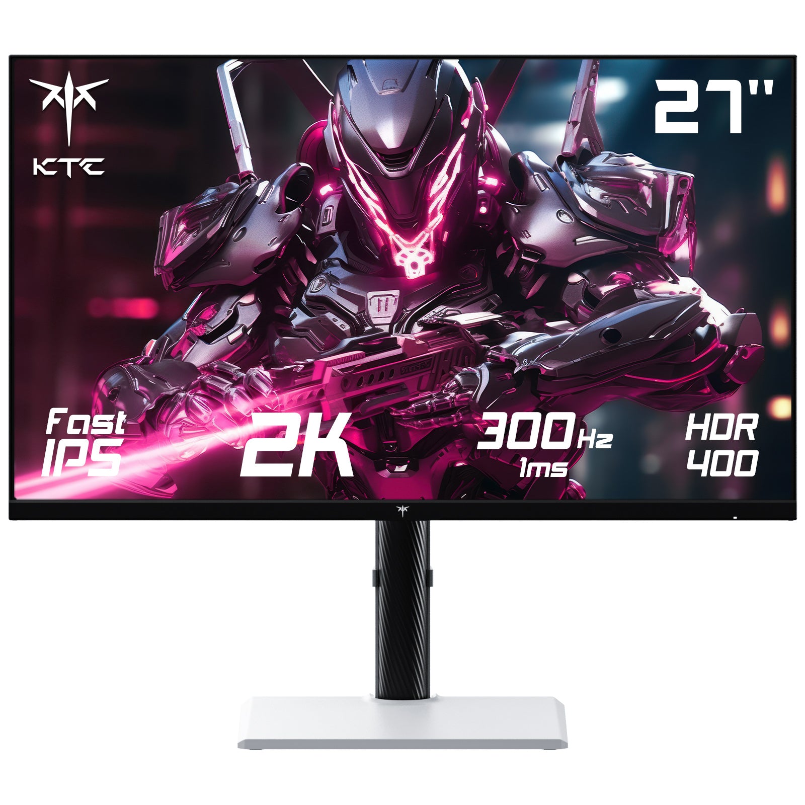 KTC H27E6 27インチ WQHD 320Hz Fast IPSモニター Amazon.com: KTC 27 Inch White Gaming Monitor 300Hz/320Hz