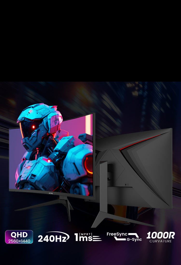 KTC H27S25E Curved Gaming Monitor